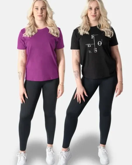 Maneca scurta tricou femei- pachet de 2