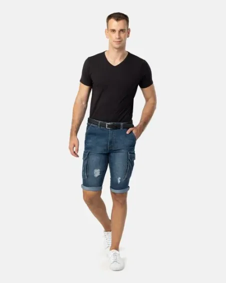 Pantaloni scurți bărbați de blugi