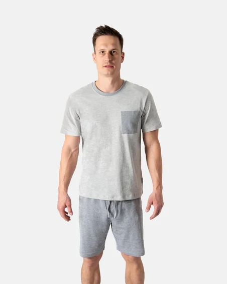 Pantoneclo Men's Knit PJ Nightwear Set