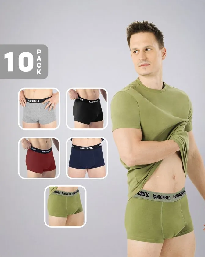 Boxeri lenjerie bărbați - pachet de 10