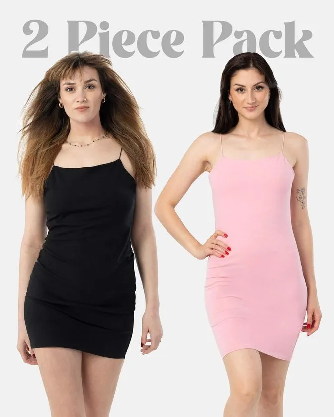 Fără mâneci rochie femei - pachet de 2