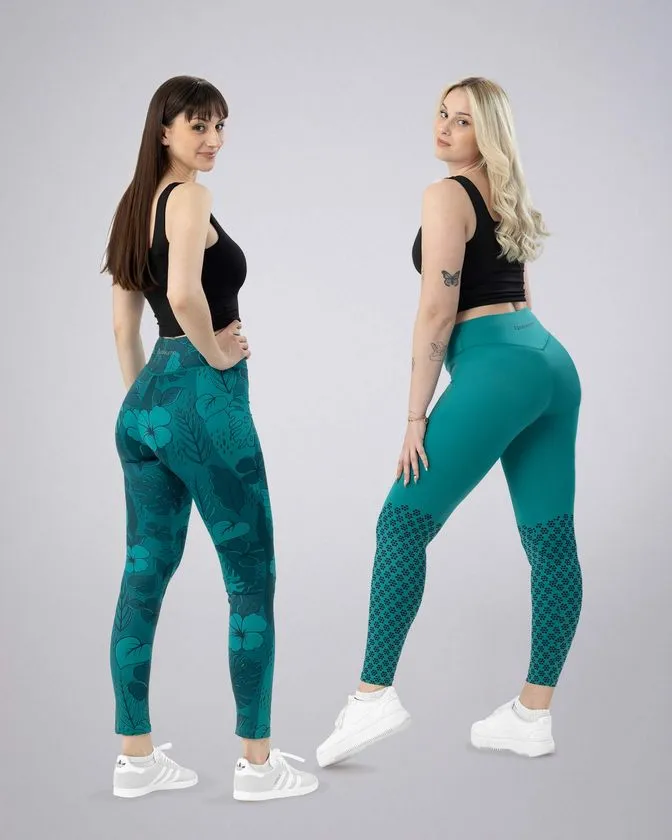 Leggins / colanți lungi femei - pachet de 2