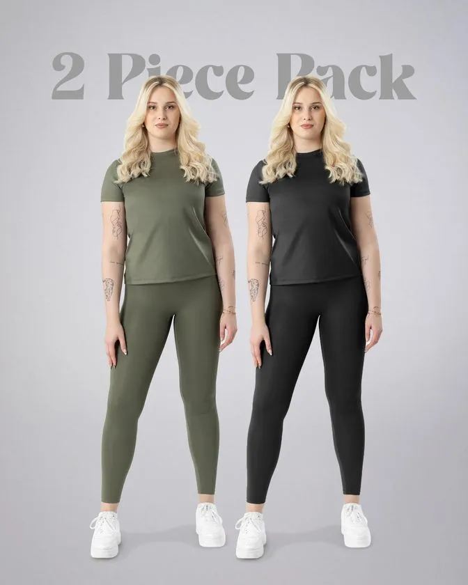 Leggins / colanți lungi femei - pack of 2