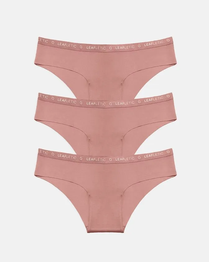 Chiloți hipster din nylon și elastan pentru femei - Pachet de 3